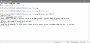 Смена ключа для Unreal Tournament 2004